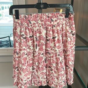 Bishop & Young mini floral skirt